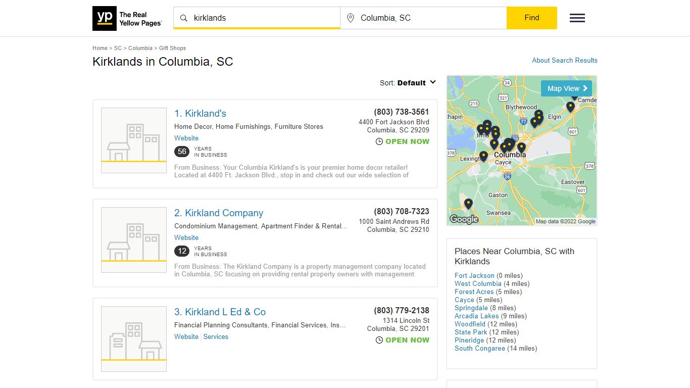 Kirklands Locations & Hours Near Columbia, SC - YP.com